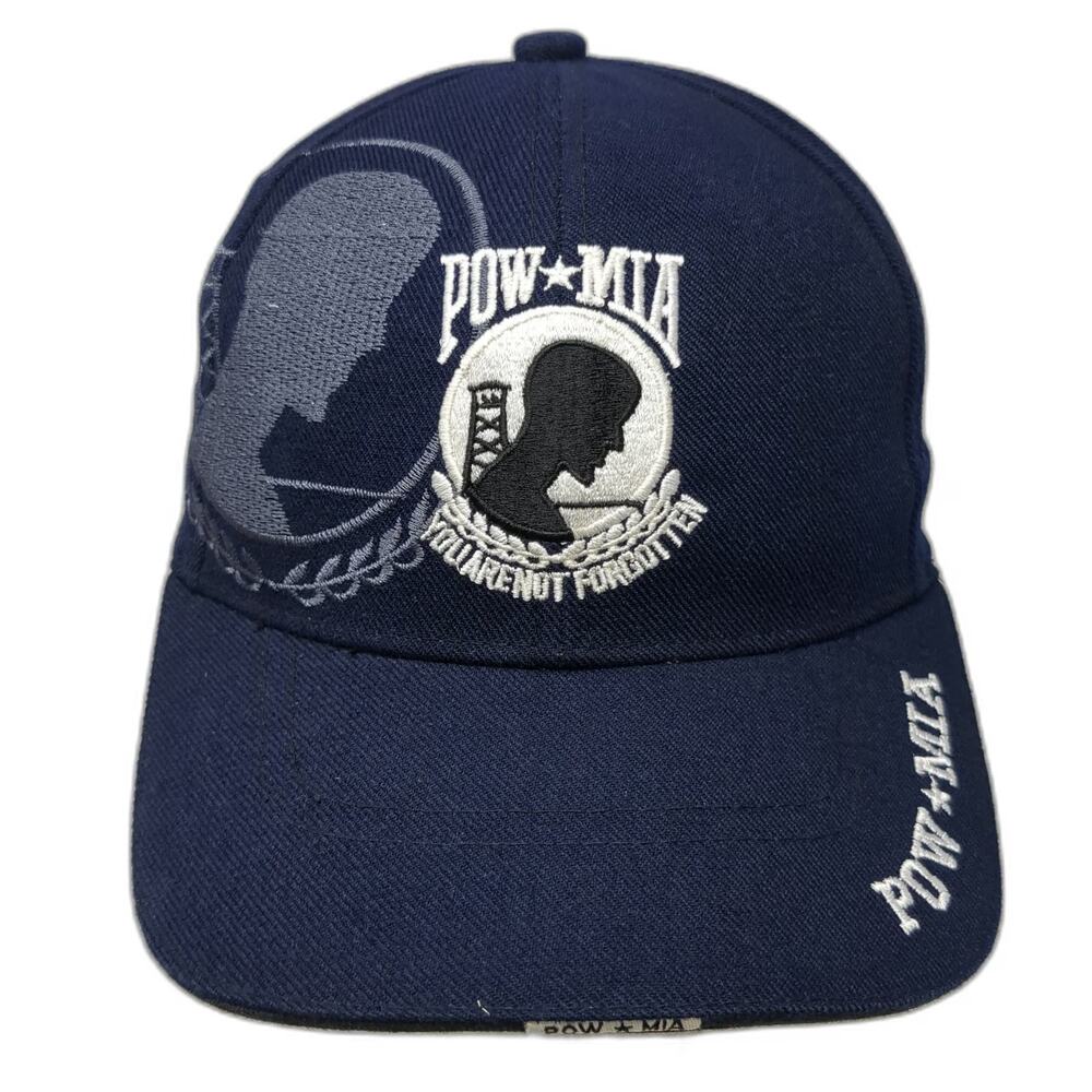 Santo Cap POW MIA You Are Not Forgotten Blue Baseball Cap One Size Military Hat